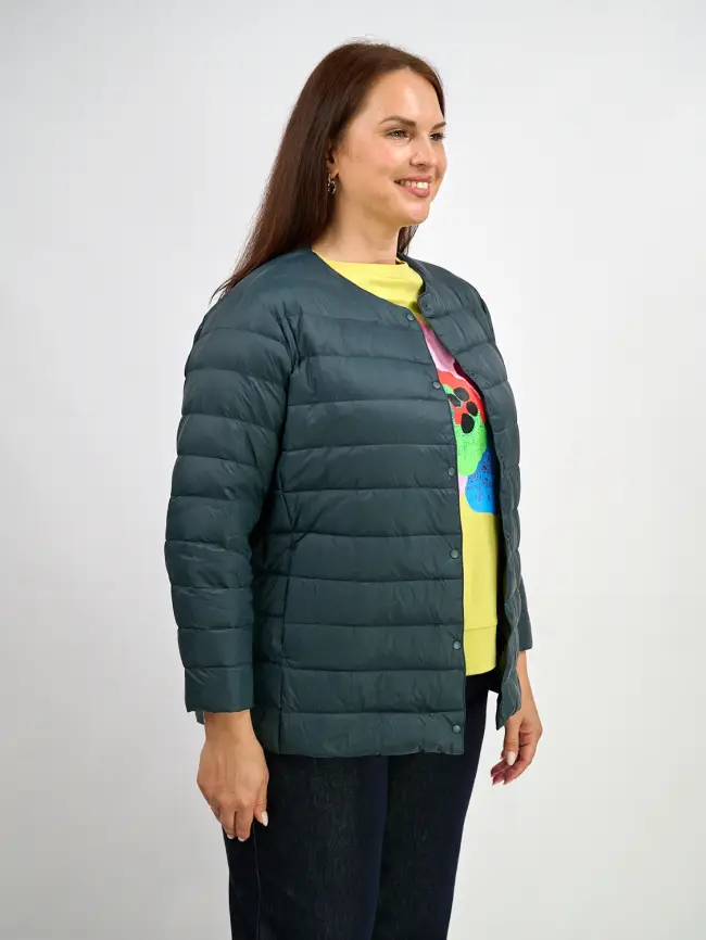 Легкая пуховая куртка 8802 фото 12