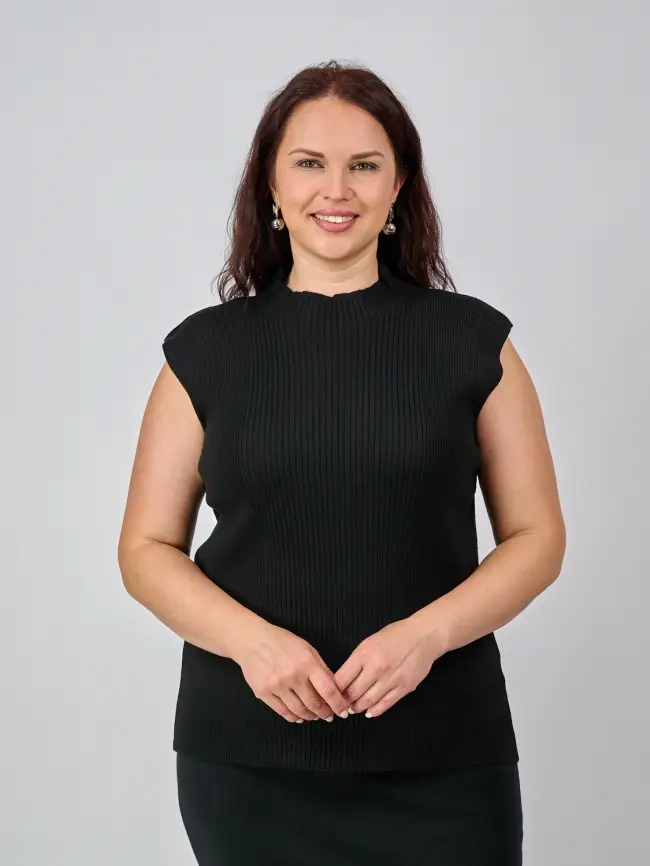 Джемпер без рукавов ЭттоПлюс 876 Размер 54-58 фото 67