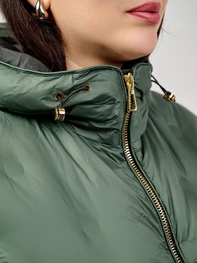 Куртка с трикотажным рукавом 6560 фото 4