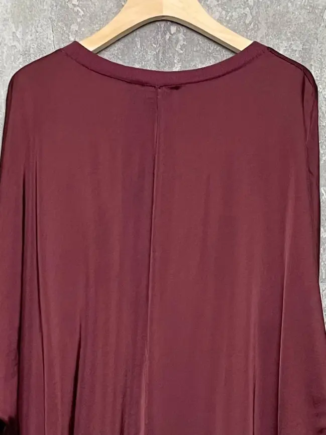 Блуза атлас Италия 84085 Размер 50-56 фото 17