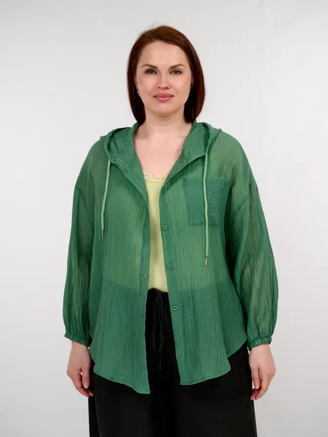 Пыльник рубашка 8026 Размер 50-58 фото 3