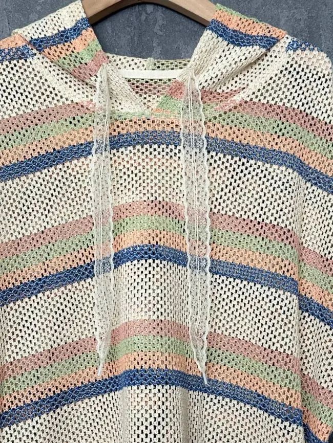 Толстовка сетка с капюшоном 87063 фото 8