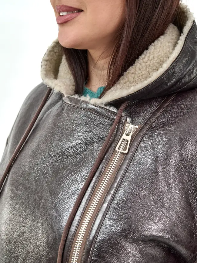 Дубленка авиатор 18926 Размер 50-54 фото 8