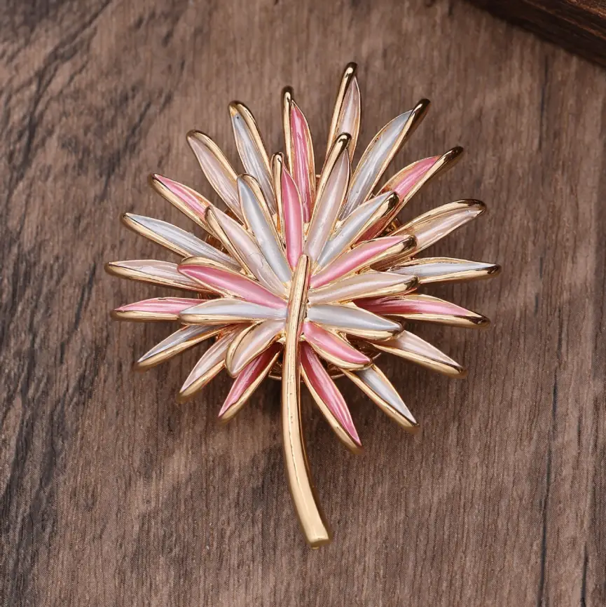 Брошь "Лист пальмы" 132 фото 2