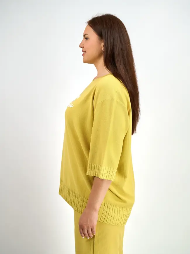 Джемпер облегченный ЭттоПлюс 25414-1 Размер 54-60 фото 21