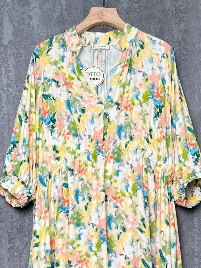 Платье ЭттоПлюс 32113 размер 54- 58 фото 4