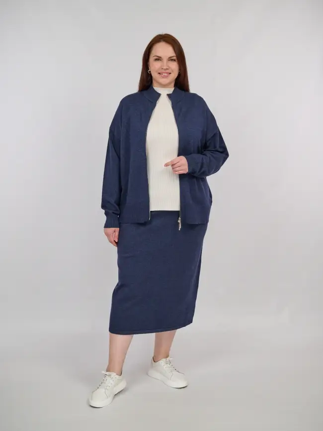 Юбка 25413 ЭттоПлюс Размер 50-58 фото 14