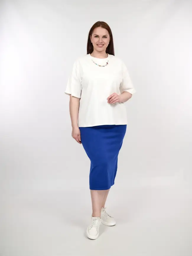 Юбка-карандаш ЭттоПлюс 272-1 Размер 54-58 фото 63