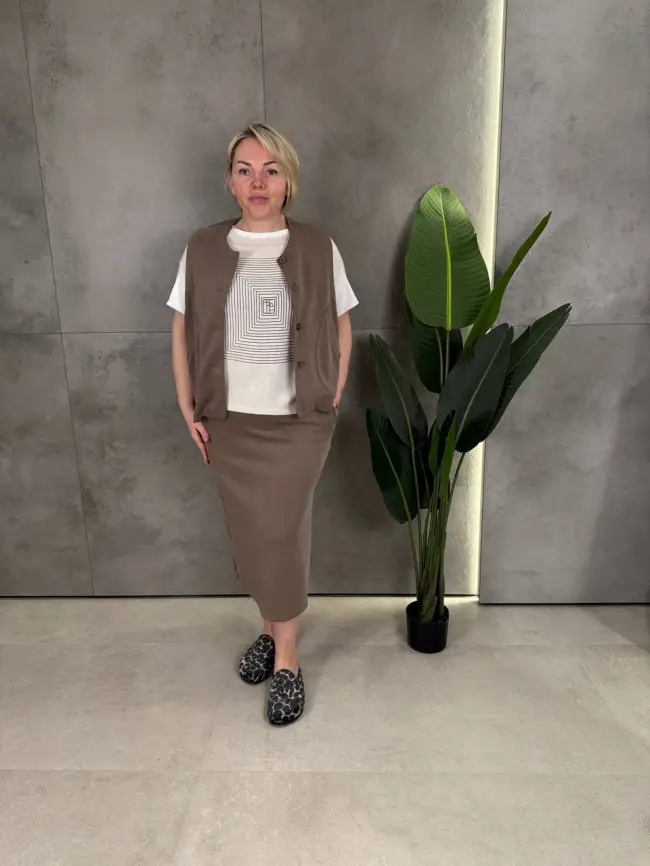 Костюм с юбкой 0012 Размеры 52-58 фото 37