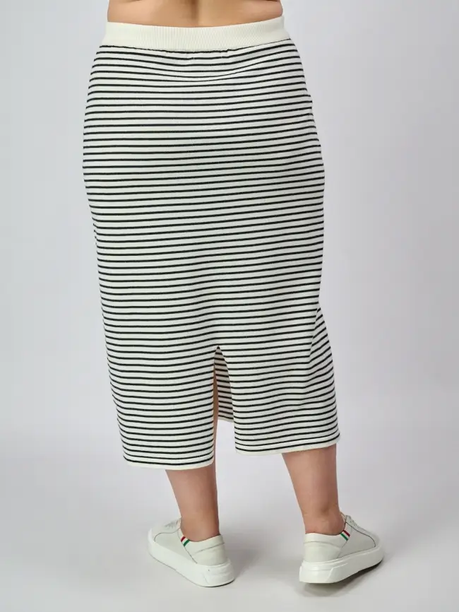 Юбка в полоску ЭттоПлюс 25413 Размер 50-58 фото 7