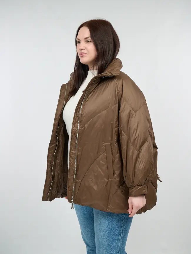 Куртка пух 1401 Размер 50-56 фото 8