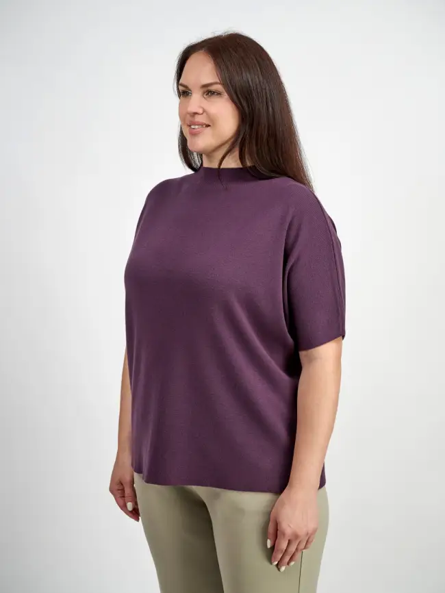 Джемпер короткий рукав ЭттоПлюс 707 Размер 50-58 фото 116