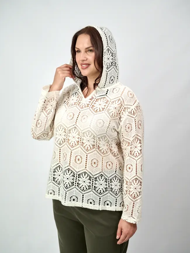 Джемпер 1252 Размер 48-56 фото 6