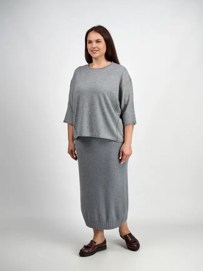 Юбка ЭттоПлюс 665 Размер 50-58 фото 29