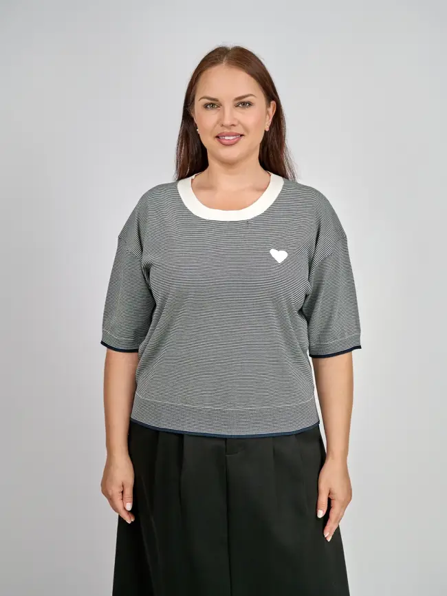 Джемпер облегченный ЭттоПлюс 25415 фото 9