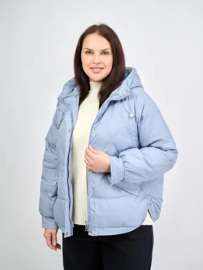 Пуховая куртка ЭттоПлюс 2553 Размер 48-52 фото 118