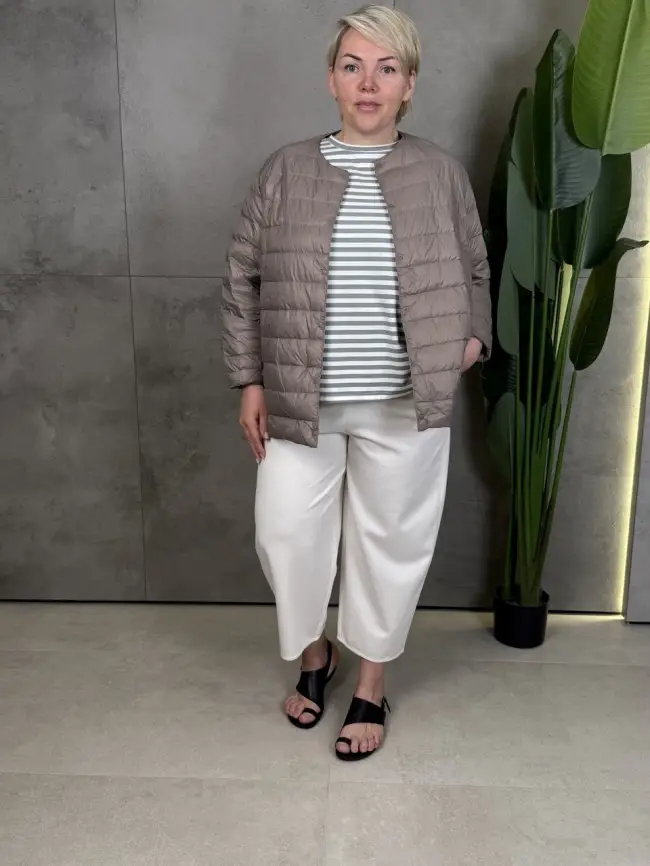 Легкая пуховая куртка 8802 фото 152