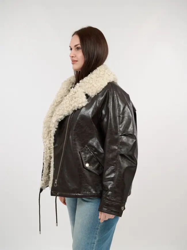 Дубленка 881801 Размер 54-58 фото 14