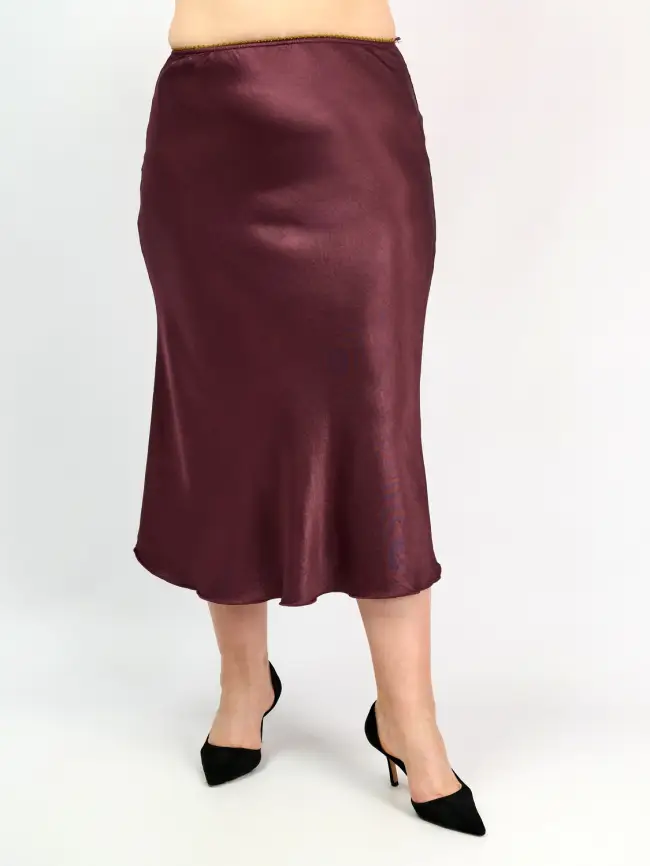 Юбка атлас 9298-1 Размер 48-56 фото 109