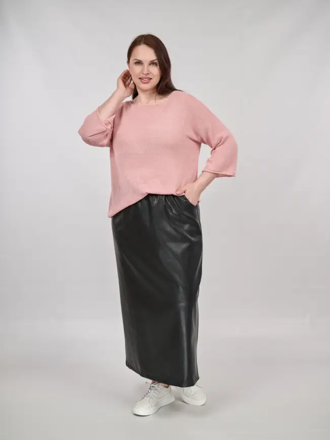 Джемпер облегченный ЭттоПлюс 25107-1 Размер 50-58. фото 126