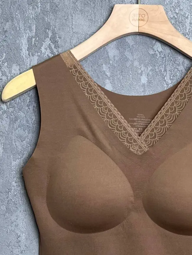 Топ-майка с чашками 1551 Размер 46-54 фото 24