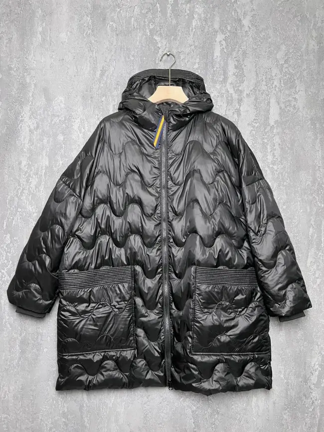 Пуховое пальто 1695 Размер 50-58 фото 7