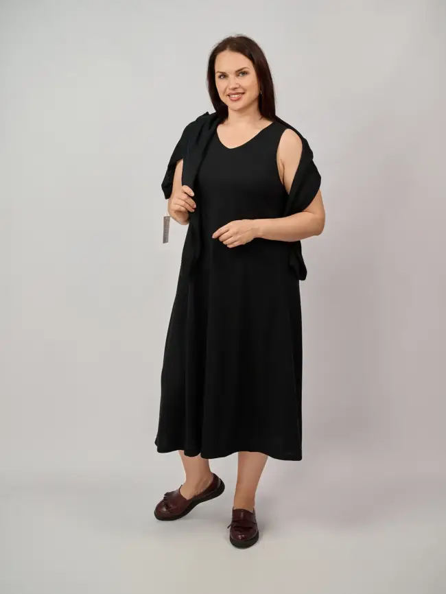 Платье с накидкой 23338 Размер 50-58 фото 12