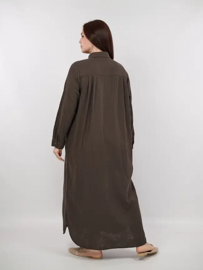 Платье рубашка ЭттоПлюс 261505 Размер 50-58 фото 3