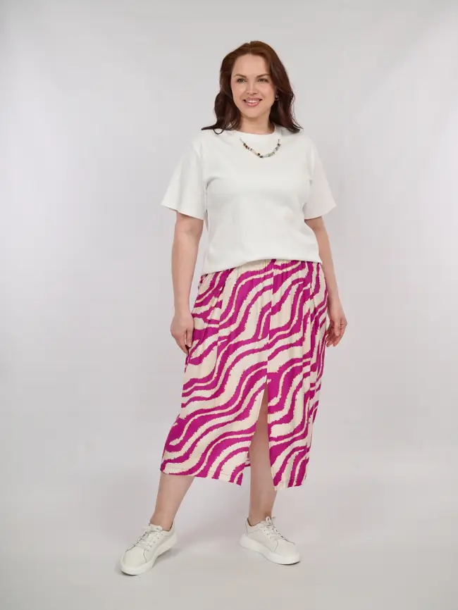 Юбка ЭттоПлюс 0023 Размеры 48-60 фото 19