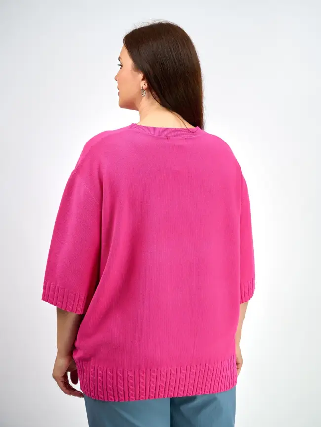 Джемпер облегченный ЭттоПлюс 25414-1 Размер 54-60 фото 51