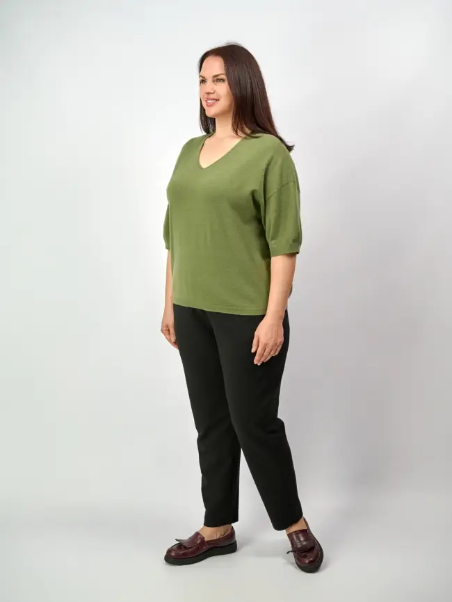 Джемпер 20241 ЭттоПлюс Размер 50-58 фото 31