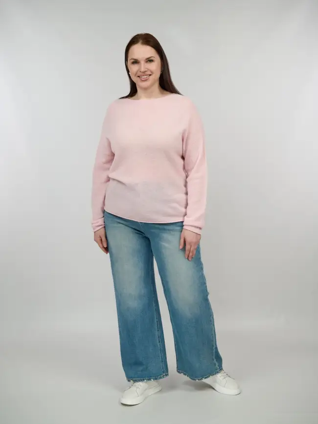 Джемпер шерсть,кашемир 25681 Размер 48-56 фото 2