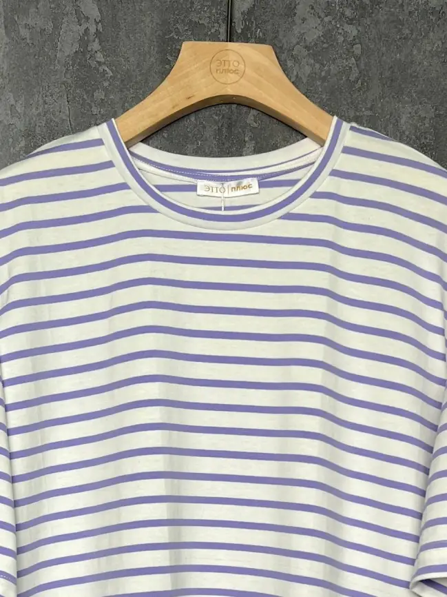 Футболка в полоску ЭттоПлюс 034 Размер 50-58 фото 69