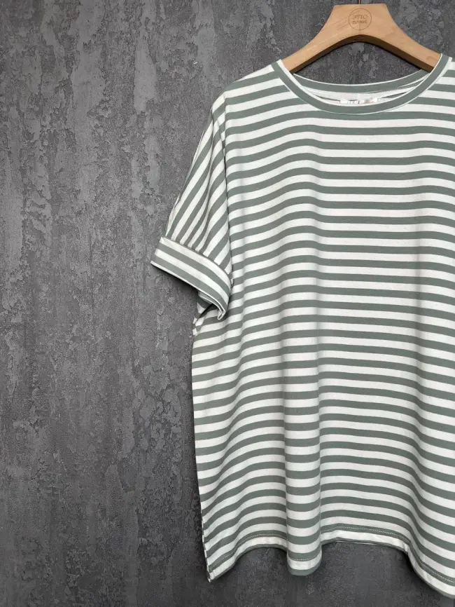 Футболка в полоску ЭттоПлюс 010-1 фото 5