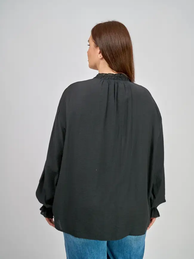 Блуза с гипюром 8013 размер 50- 58 фото 6