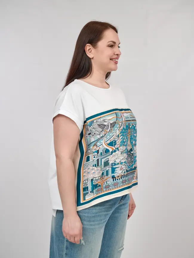 Блуза Италия 8860 Размер 50-58 фото 58