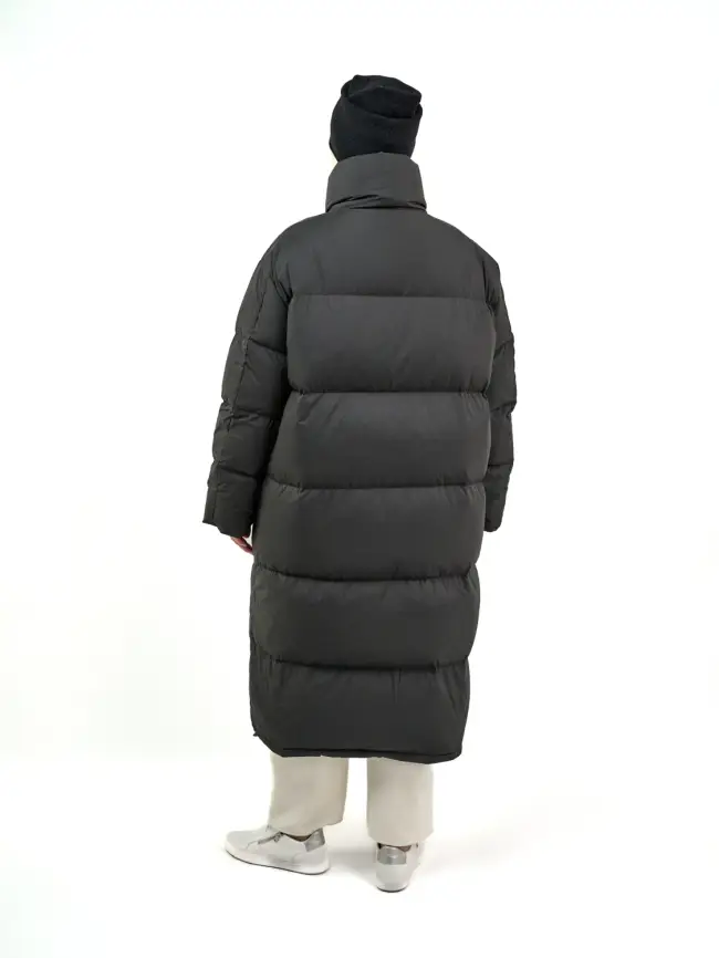 Пуховое пальто 9066 Размер 54-58 фото 6