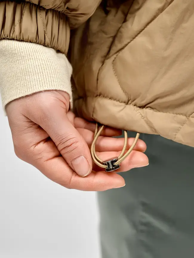 Стеганая куртка с капюшоном 8815 фото 53