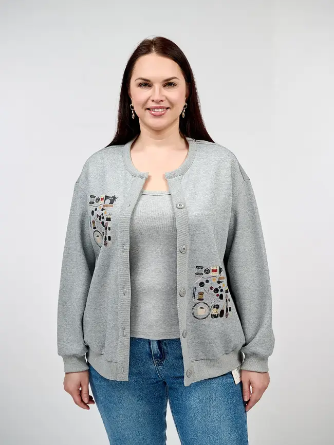 Кардиган 9129-1 Размер 50-58 фото 1