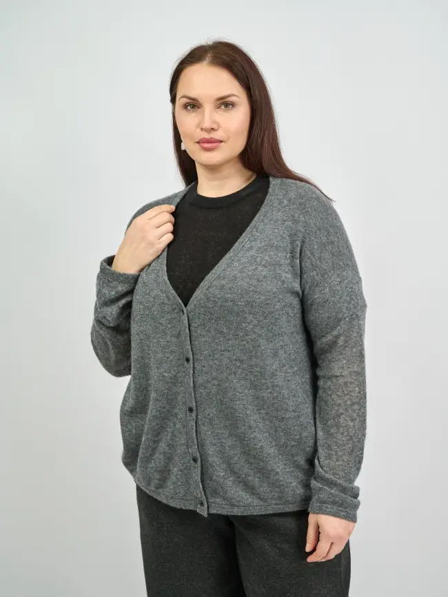 Джемпер-Кардиган 1854 Размер 50-58 фото 36