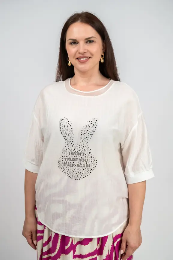 Футболка "Зайчик" 6928 фото 8