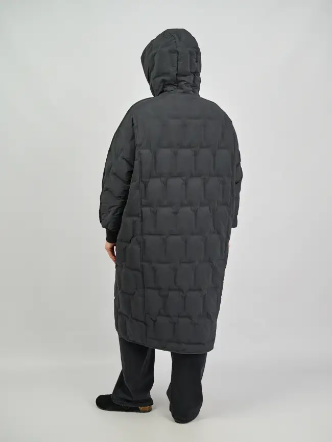 Пуховое пальто 6327 Размеры 50-60 фото 31