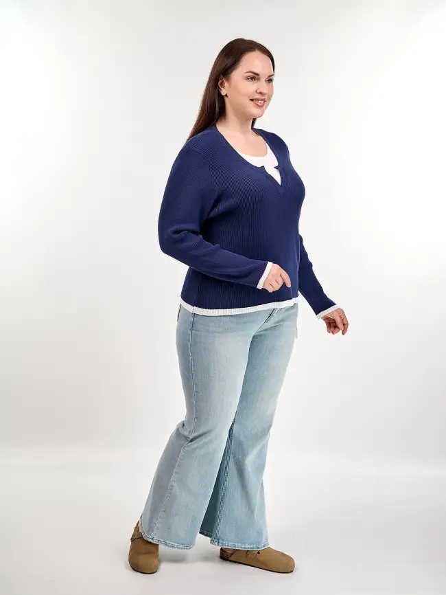 Джемпер 8251 Размер 48-58 фото 21