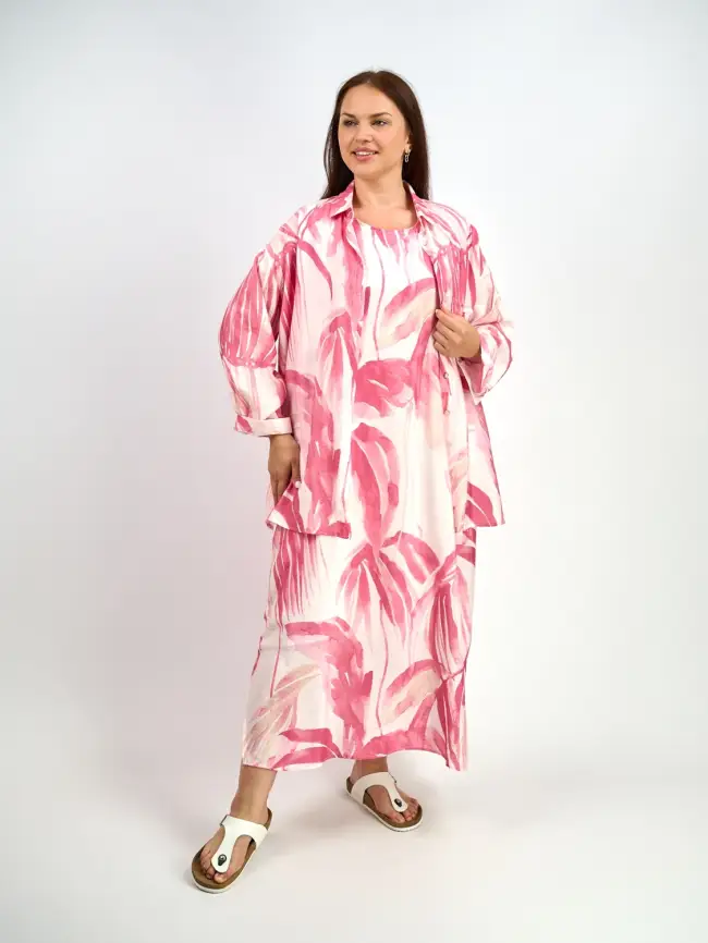 Сарафан ЭттоПлюс 0024 размеры 52- 58 фото 7