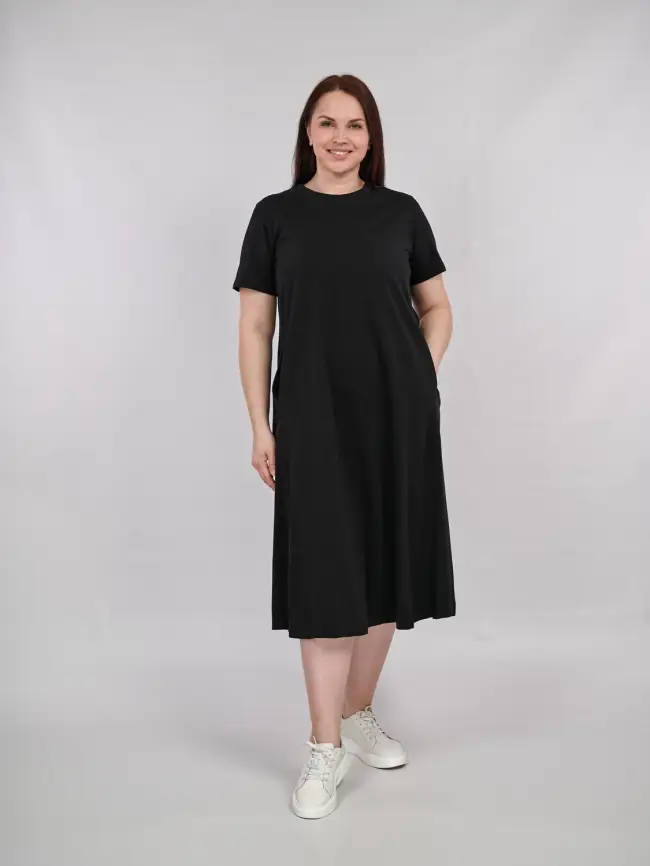 Платье ЭттоПлюс 1809711 Размер 48-54 фото 2