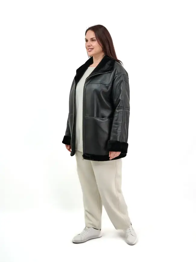 Дубленка 122802 Размер 50-54 фото 9