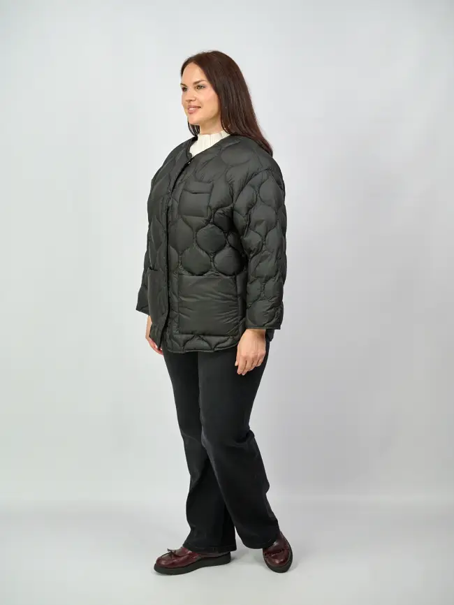 Куртка лёгкая без капюшона 2207 Размер 48-54 фото 23