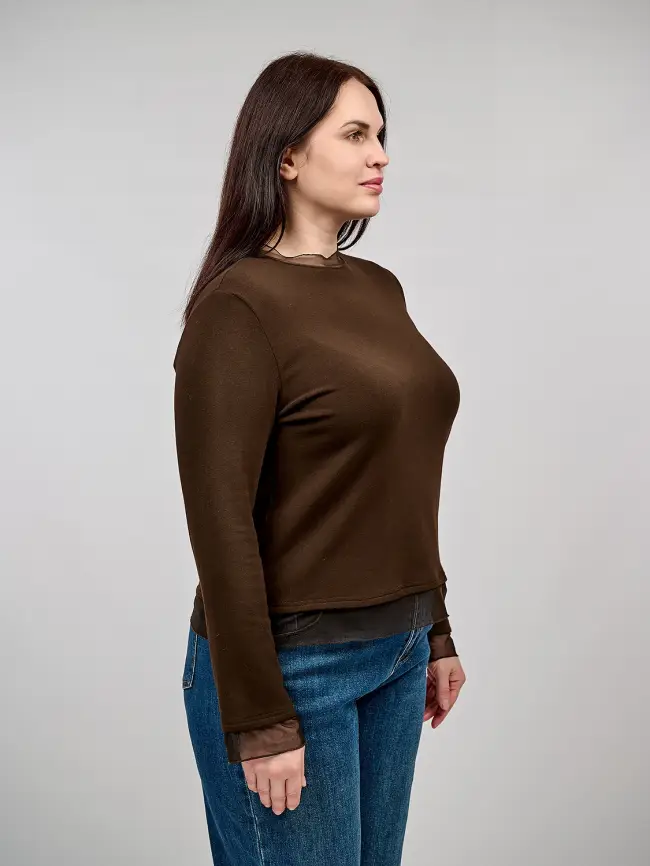 Лонгслив 25253 Размер 50-54 фото 17