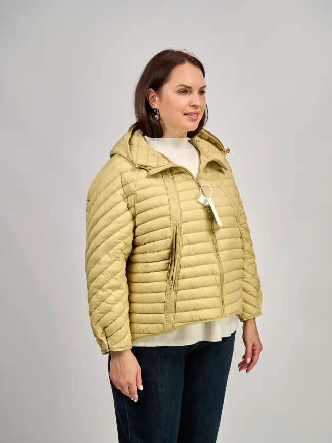 Куртка пуховая легкая 8184 Размер 48-58 фото 5