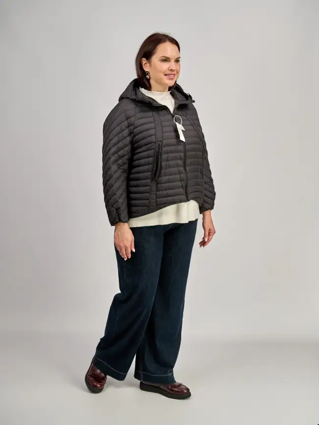 Куртка пуховая легкая 8184 Размер 48-58 фото 17